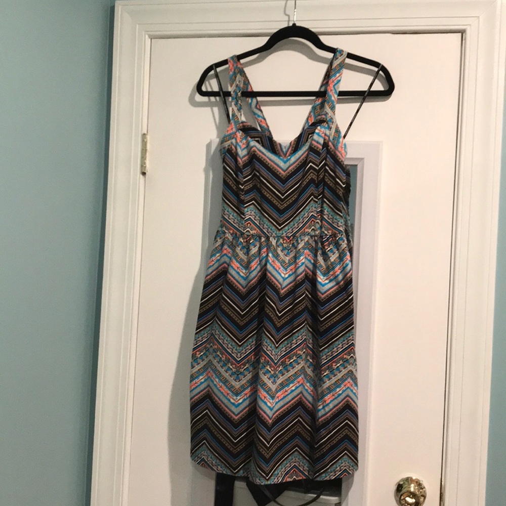 Summer Brightly Colored Patterned Dress